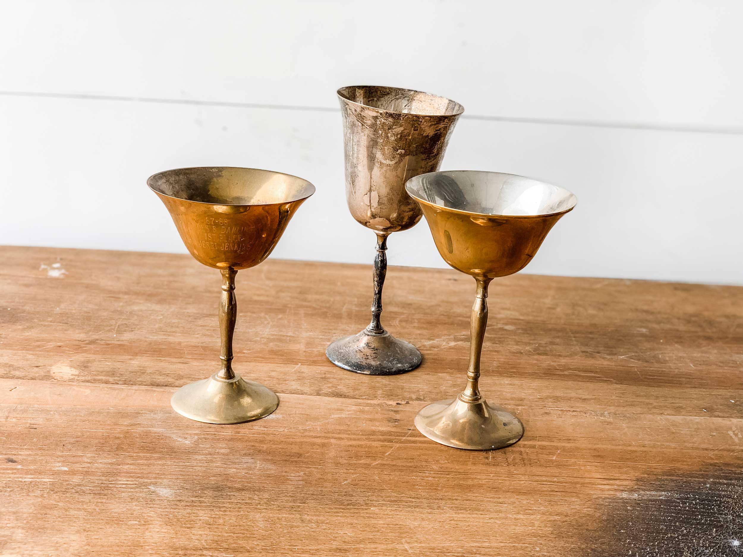 Gold Vintage cups